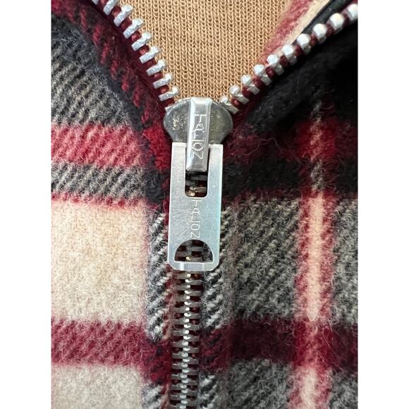 Vintage Woolrich USA lined hunting jacket winter workwear wool plaid Mens large - Picture 3 of 15